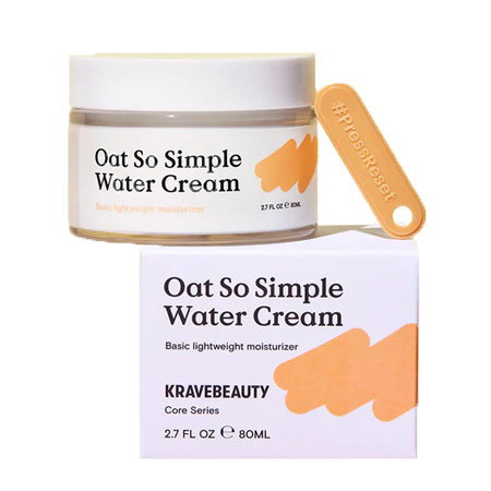 Oat So Simple Water Cream Basic Lightweight Moisturizer 80ml เจลครีมบำรุงผิว ปรับสมดุลผิว ให้ความชุ่มชื้น ลดการอักเสบ ลดระคายเคืองผิว ลดรอยแดง