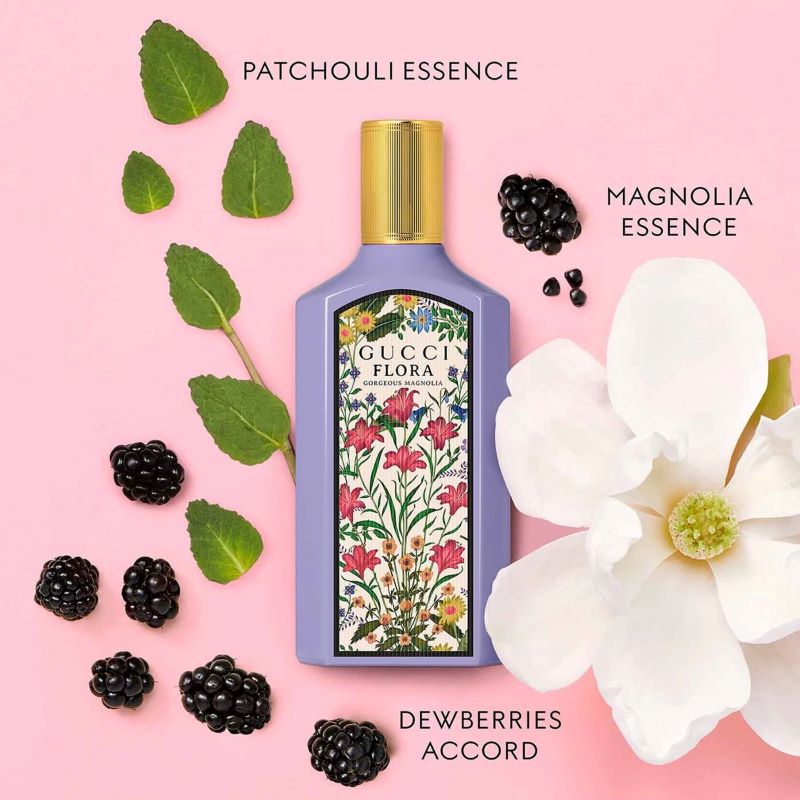 Gucci Flora Gorgeous Magnolia EDP ,GUCCI Flora Gorgeous Magnolia Eau De Parfum,Gucci , GUCCI น้ำหอมผู้หญิง,gucci flora สีม่วง รีวิว,น้ำหอม gucci flora ของแท้