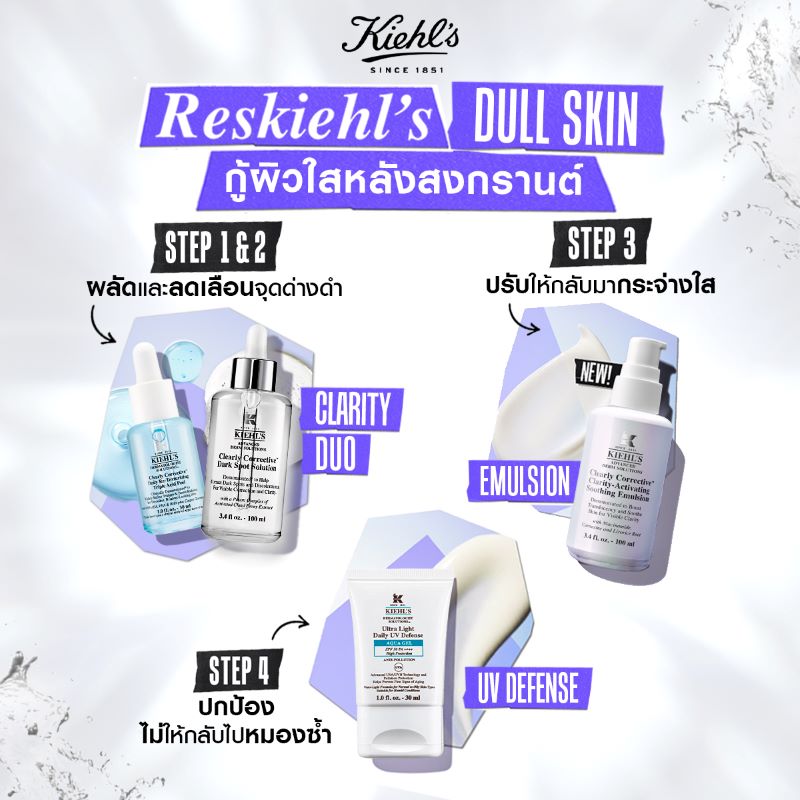 Kiehls Clearly Corrective Clarity Activating Soothing Emulsion 15ml, Kiehls Clearly Corrective Clarity Activating Soothing Emulsion  ราคา ,Kiehls Clearly Corrective Clarity Activating Soothing Emulsion รีวิว ,  Kiehls 